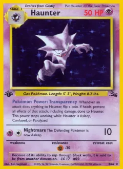 Haunter Incomplete Holo Error