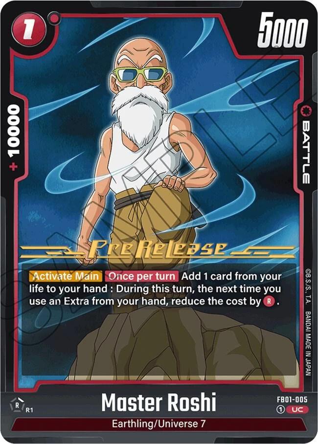 Master Roshi [Pre-Release] #FB01-005