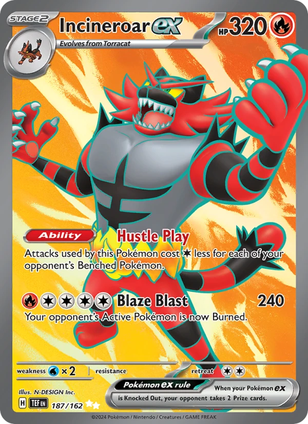 Incineroar Ex #187