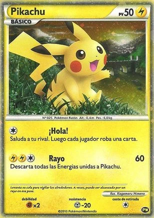 Pikachu Spanish
