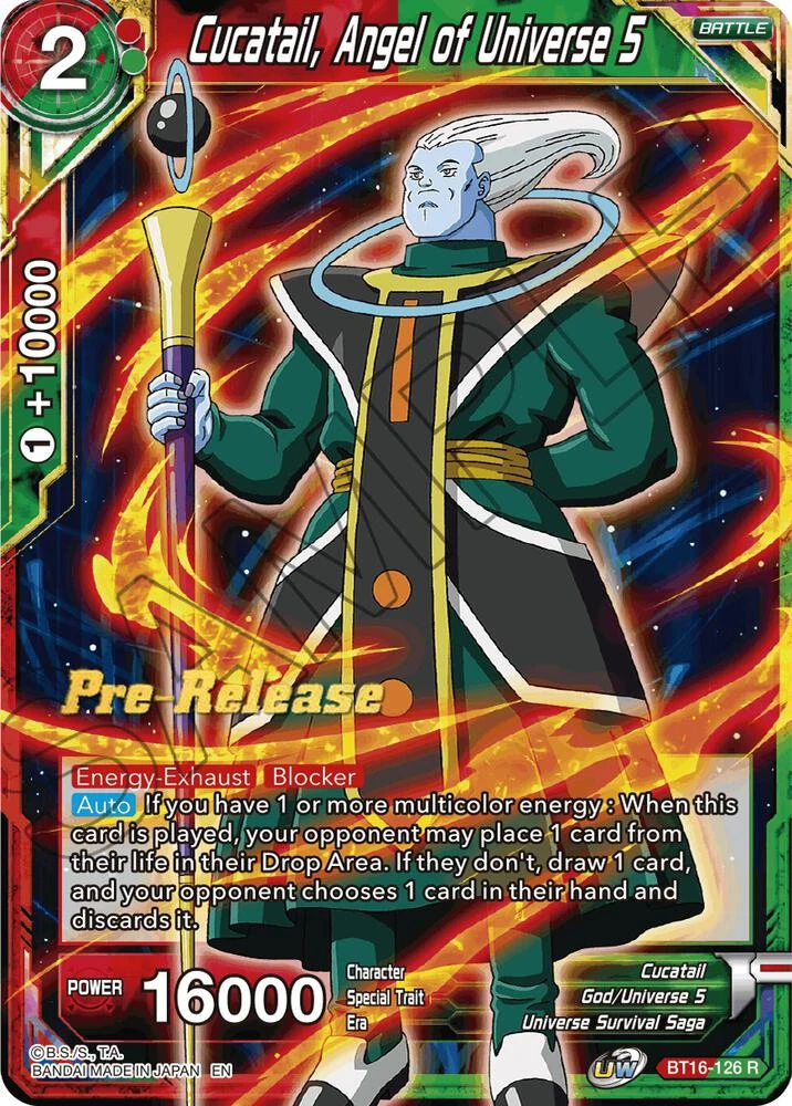 Cucatail, Angel of Universe 5 [Pre-Release] #BT16-126