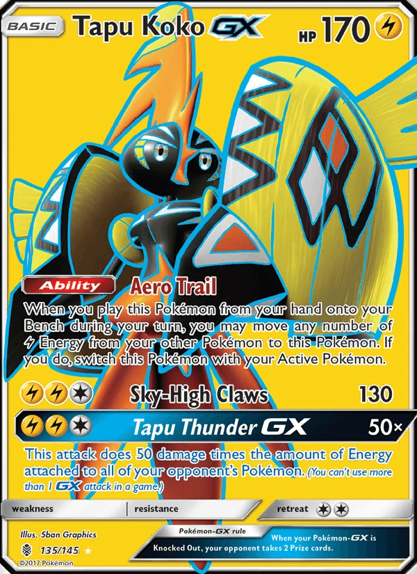 Tapu Koko Gx #135