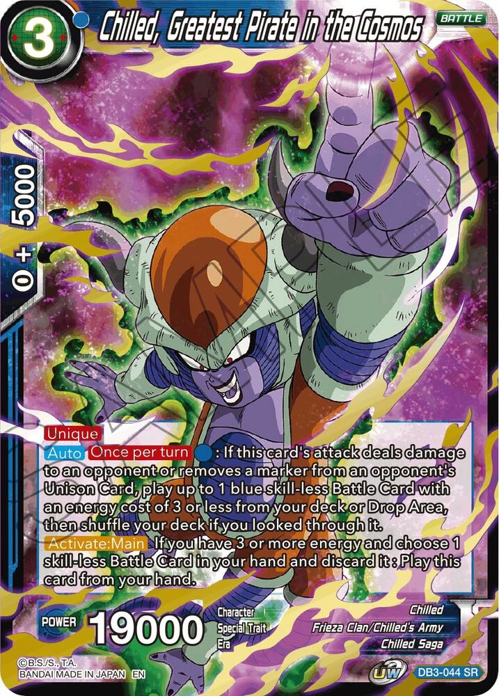 Chilled, Greatest Pirate in the Cosmos #DB3-044
