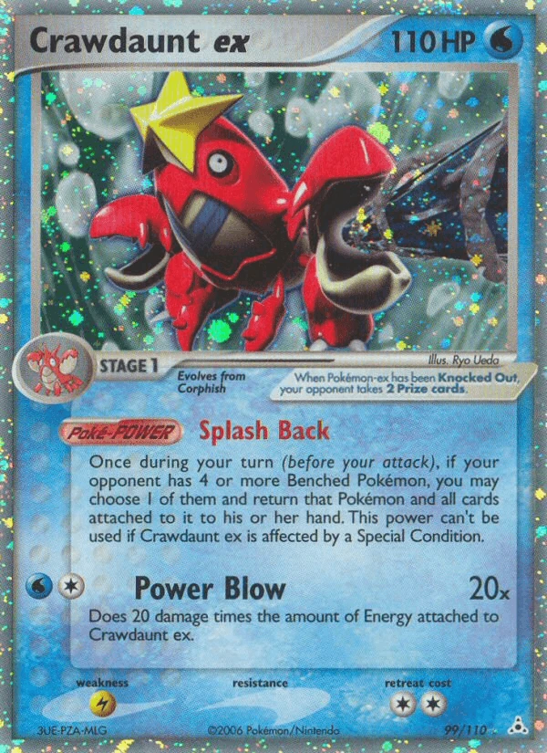 Crawdaunt Ex #99