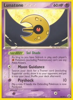 Lunatone Reverse Holo