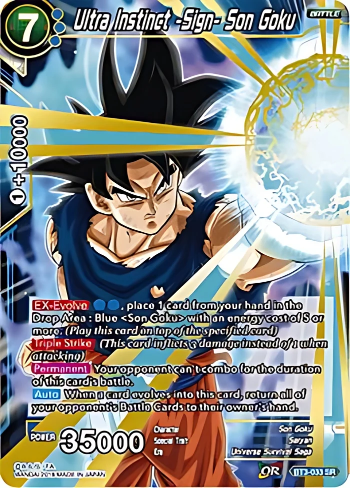Ultra Instinct -Sign- Son Goku #BT3-033