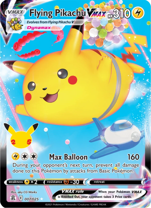 Flying Pikachu Vmax #7