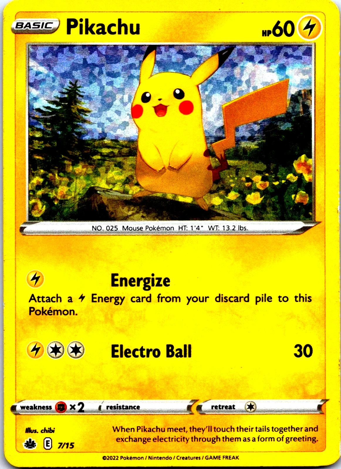 Pikachu Holo #7