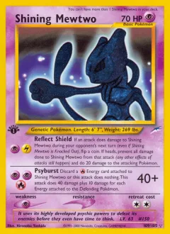 Shining Mewtwo 1st Edition