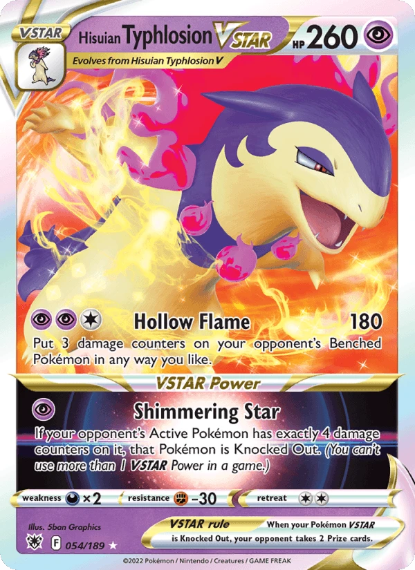 Hisuian Typhlosion Vstar #54