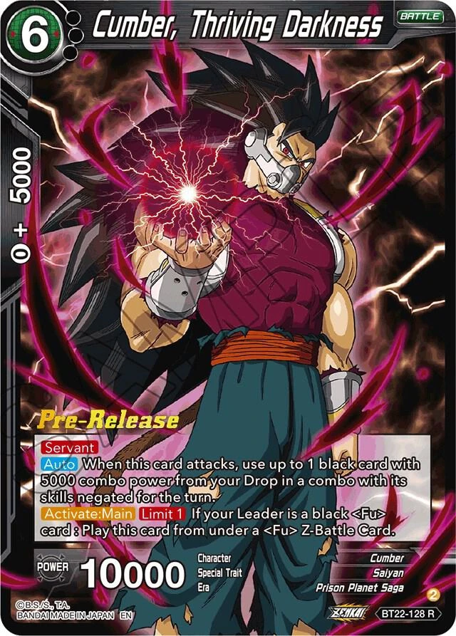 Cumber, Thriving Darkness [Pre-Release] #BT22-128