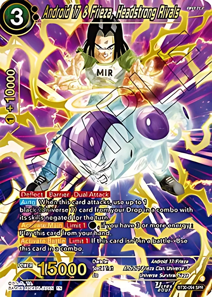 Android 17 & Frieza, Headstrong Rivals [SPR] #BT30-094