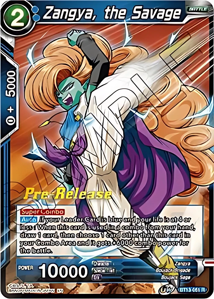 Zangya, the Savage [Pre-Release] #BT13-051