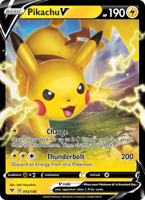 Pikachu V #43