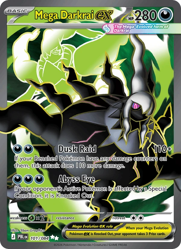 Mega Darkrai Ex #101