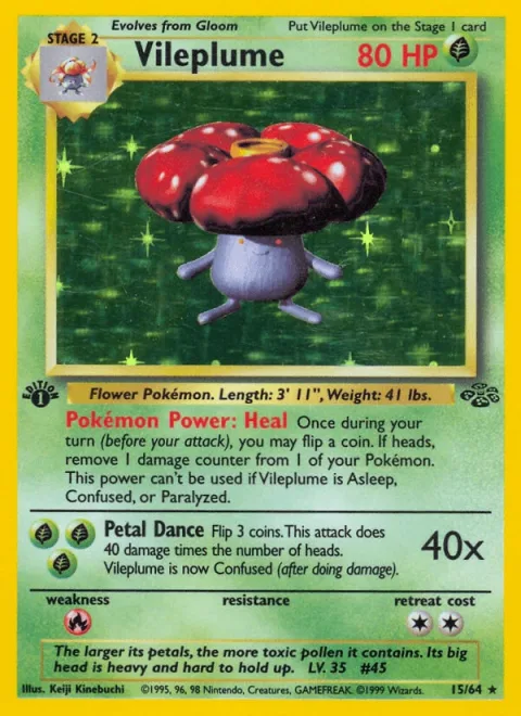 Vileplume 1st Edition