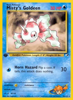 Misty's Goldeen 1st Edition