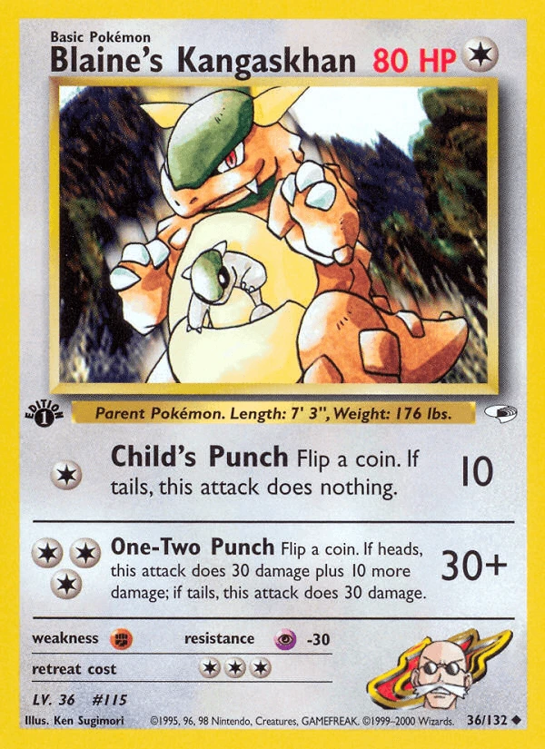 Blaine's Kangaskhan #36