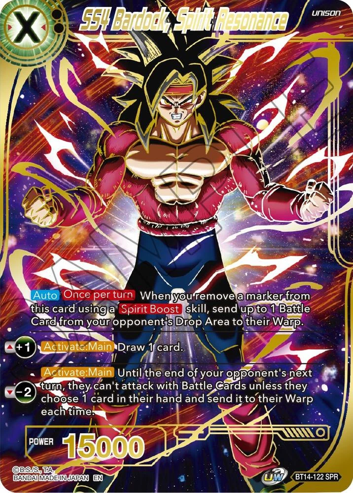 SS4 Bardock, Spirit Resonance [SPR] #BT14-122