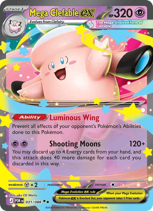 Mega Clefable Ex #31