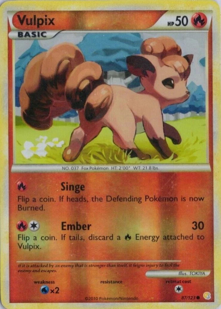 Vulpix Reverse Holo #87