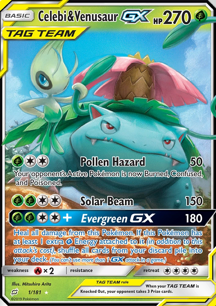 Celebi & Venusaur Gx #1
