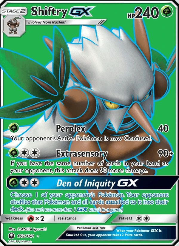 Shiftry Gx #152
