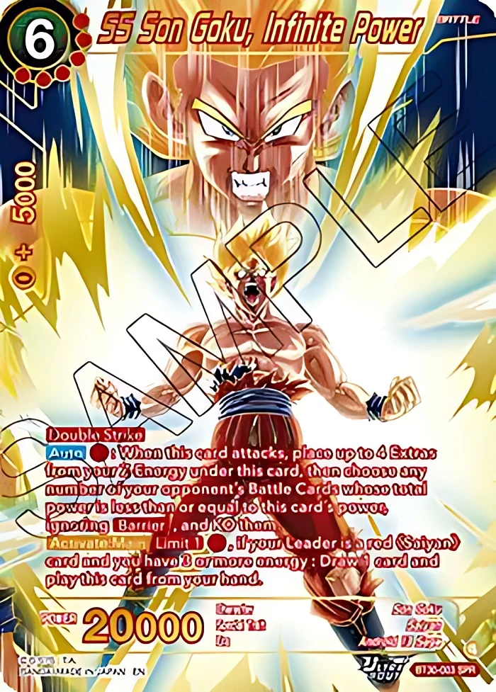 SS Son Goku, Infinite Power [SPR] #BT30-003