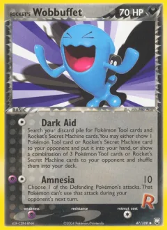 Rocket's Wobbuffet Reverse Holo