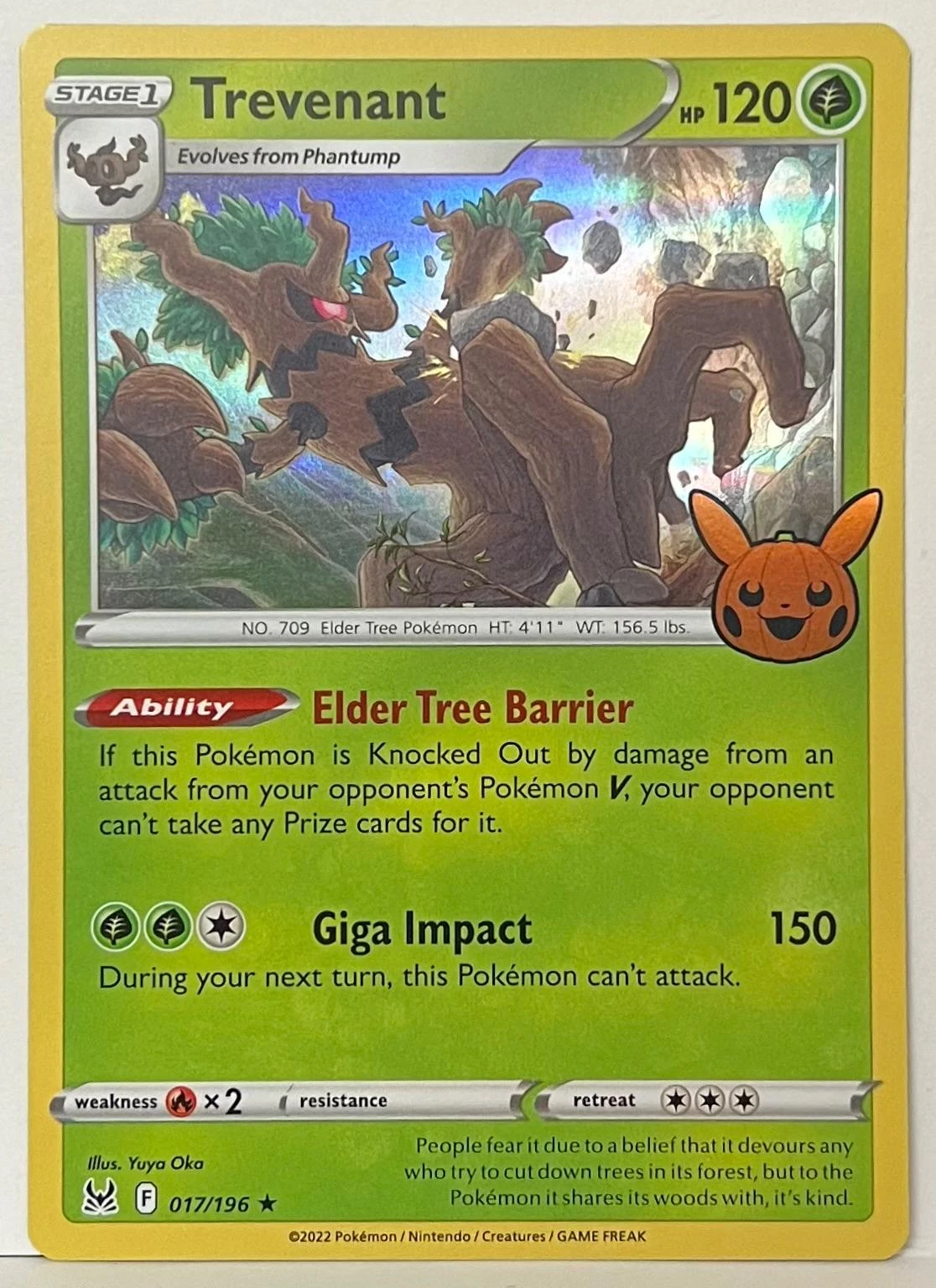 Trevenant Holo #17