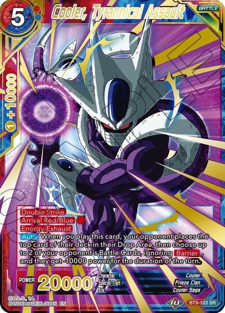 Cooler, Tyrannical Assault [Gold Stamped] #BT9-103