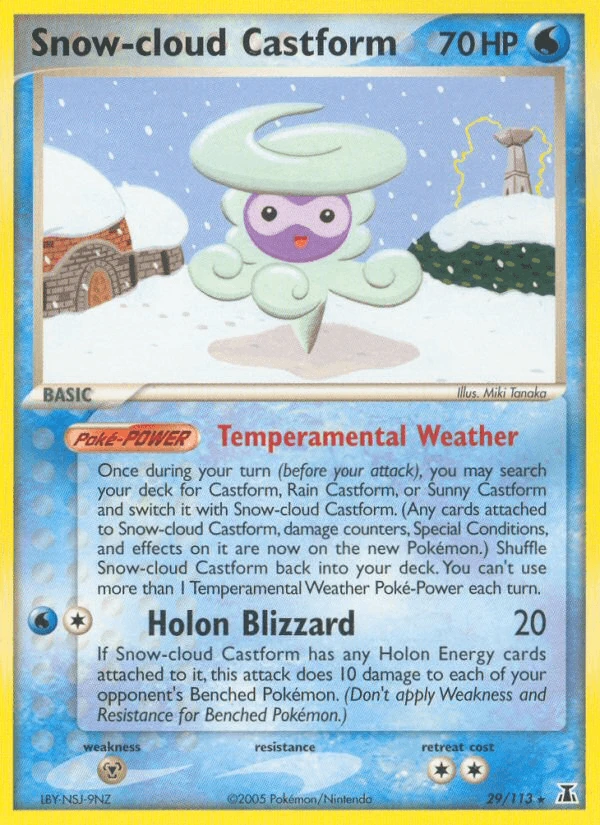Snow-cloud Castform #29