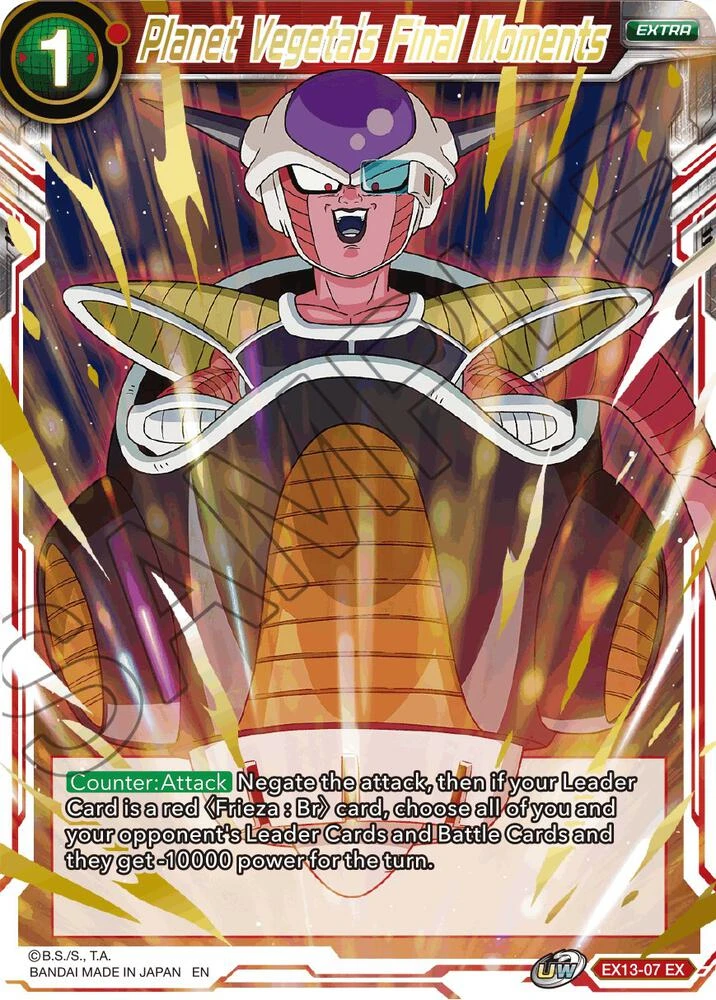 Planet Vegeta's Final Moments #EX13-07