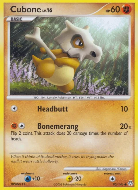 Cubone Reverse Holo