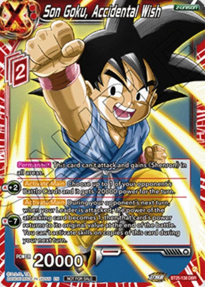 Son Goku, Accidental Wish [Ultra-Bout Series Tournament Pack Vol.1] #BT25-138