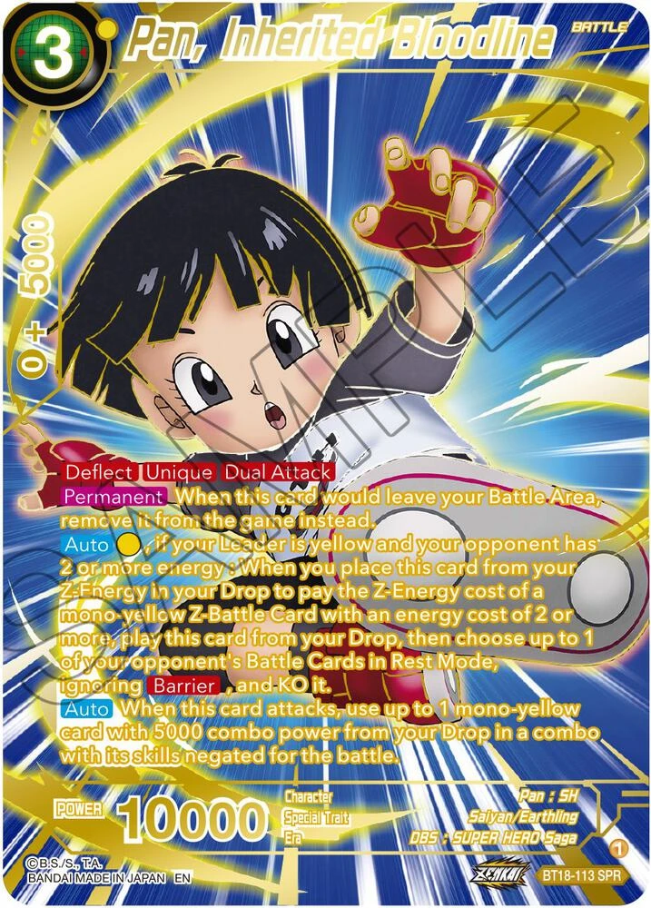 Pan, Inherited Bloodline [SPR] #BT18-113