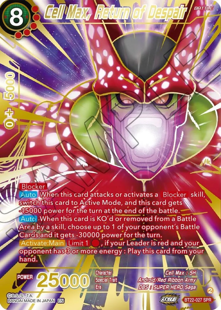 Cell Max, Return of Despair [SPR] #BT22-027