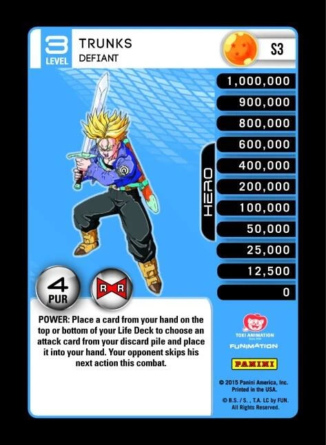 Trunks - Defiant [Rainbow Parallel Foil] #S3