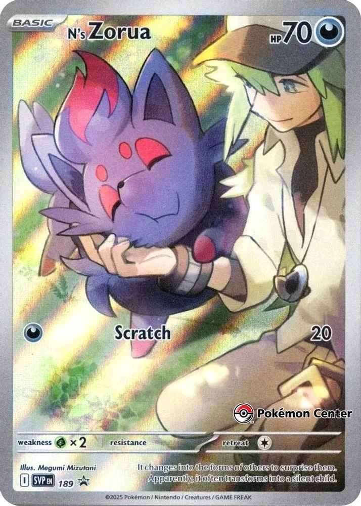 N's Zorua Pokemon Center #189