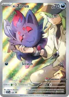 N's Zorua Pokemon Center