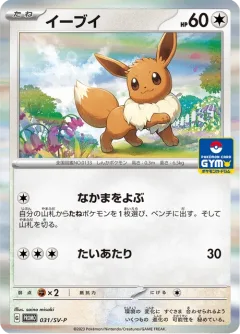 Eevee Gym Stamped