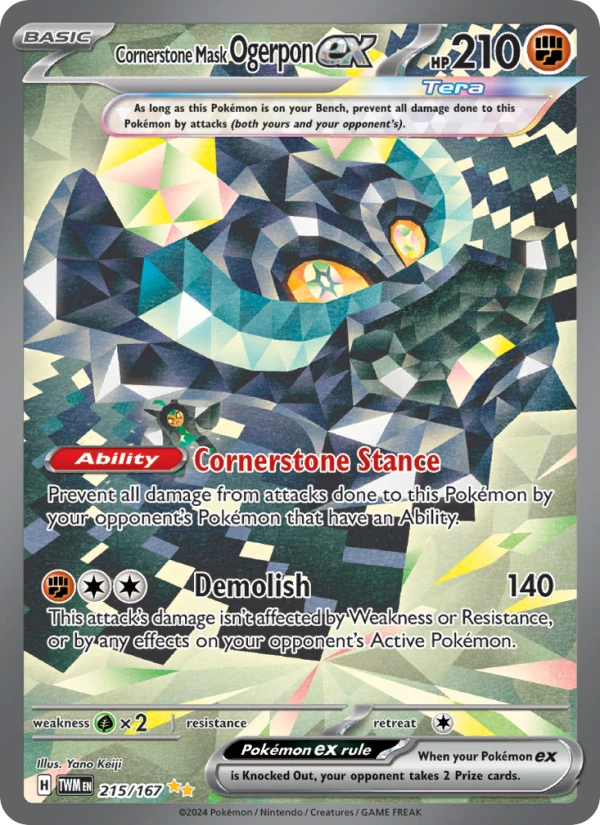 Cornerstone Mask Ogerpon Ex #215
