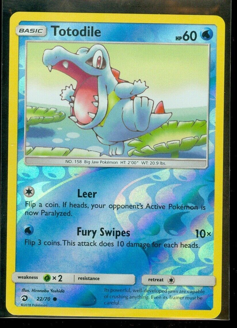 Totodile Reverse Holo #22