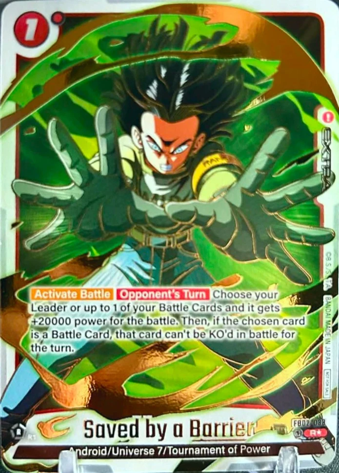 Saved by a Barrier [Championship Pack 01 Gold] #FB02-033