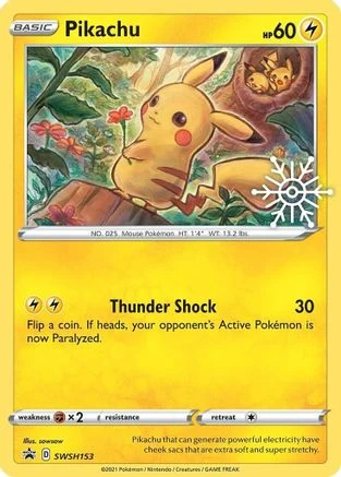 Pikachu Snowflake Stamp #SWSH153