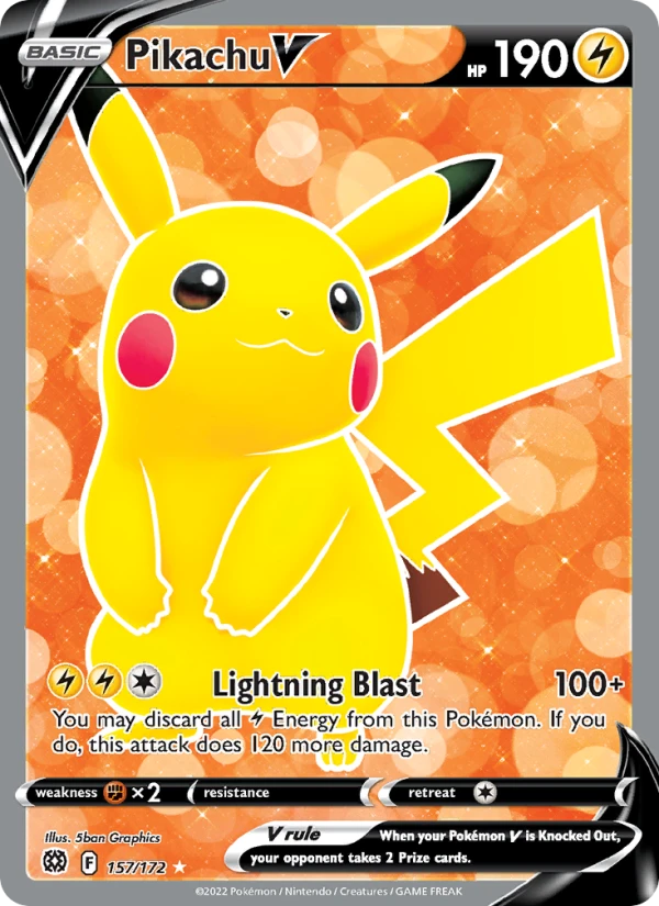Pikachu V #157