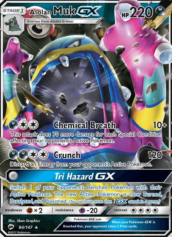 Alolan Muk Gx #84