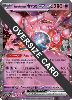 Team Rocket's Mewtwo EX Jumbo