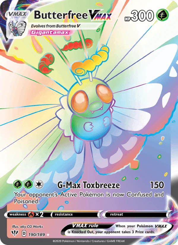 Butterfree Vmax #190