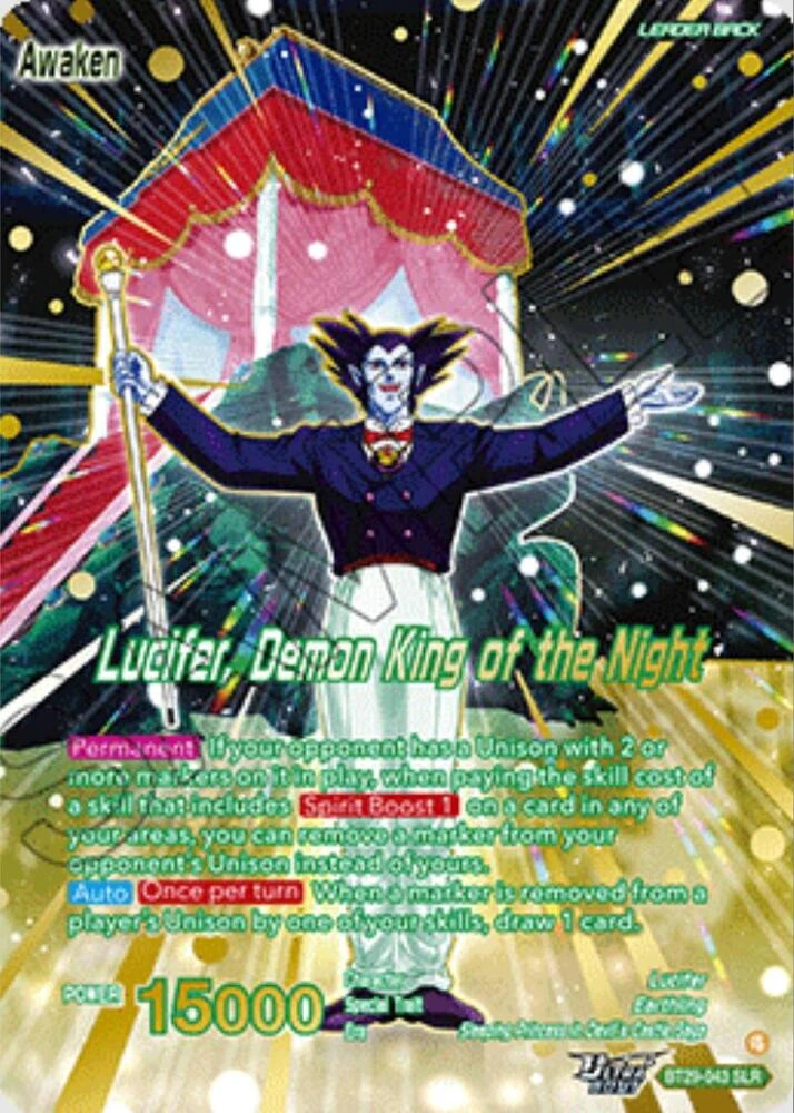 Lucifer // Lucifer, Demon King of the Night [SLR] #BT29-043